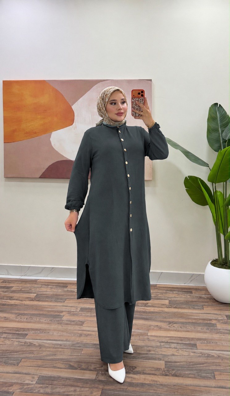 Button-Front Co-ord