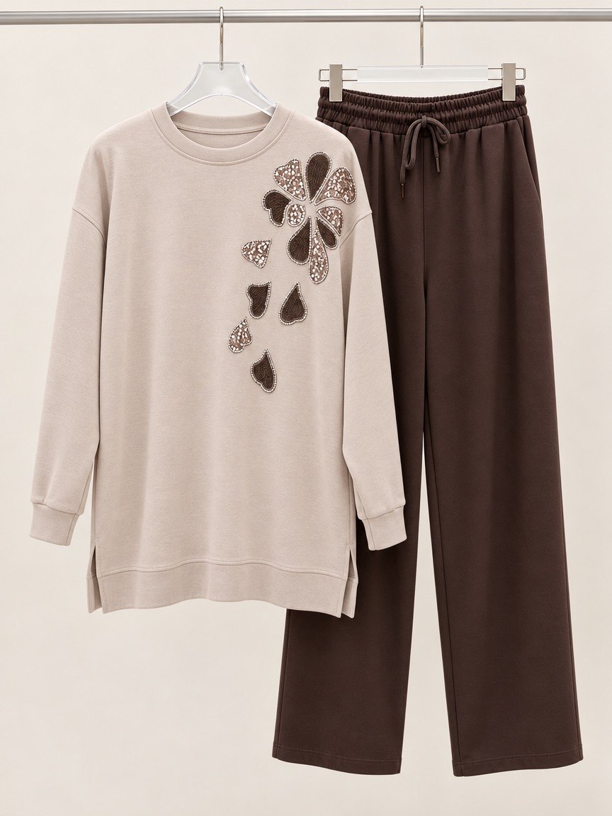 Elastic Waist Casual Pants