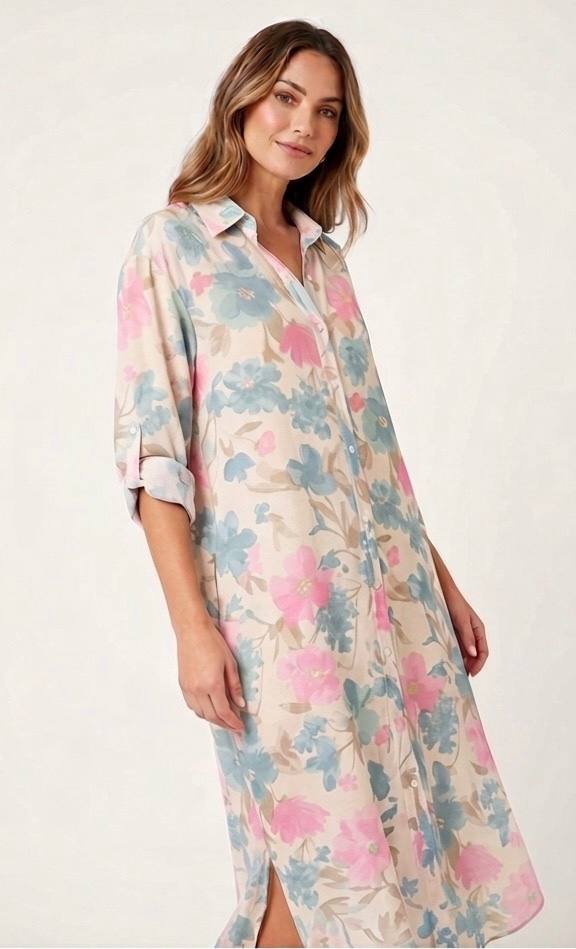 Casual long chemise Dress