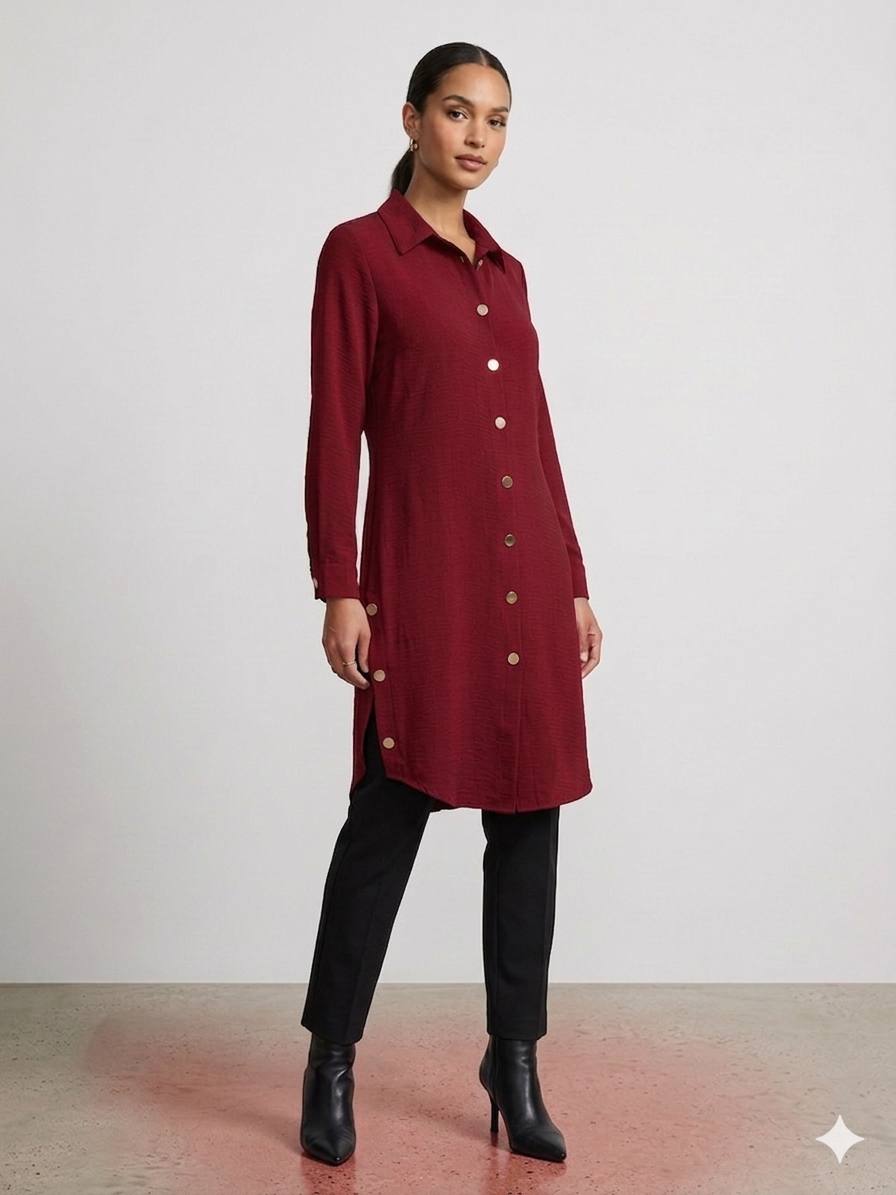 long sleeve chemise