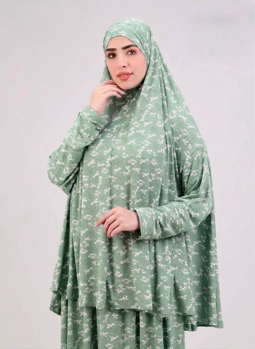 Two-Pieces Floral Prayer Set