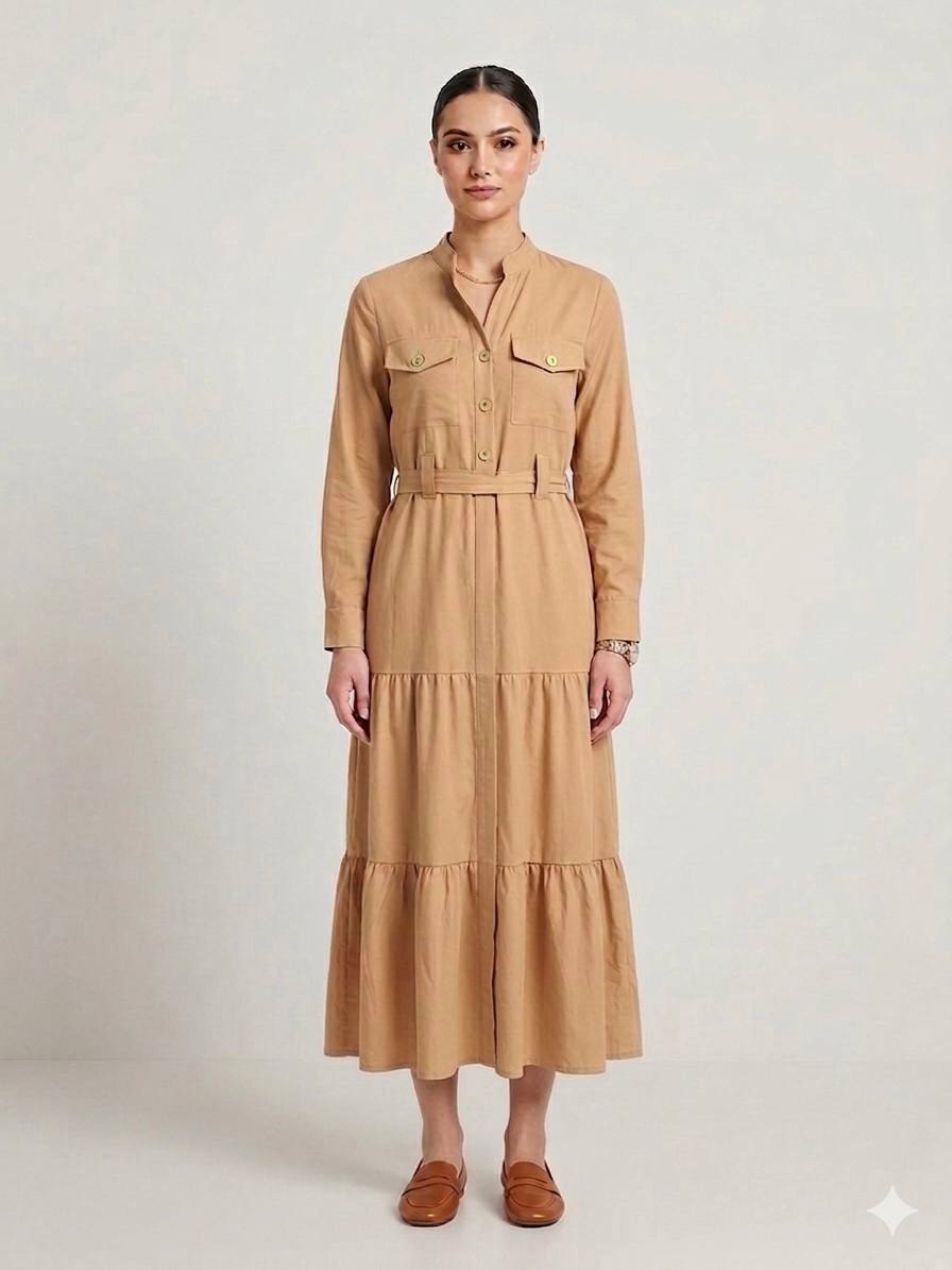 Midi Dress with pockets