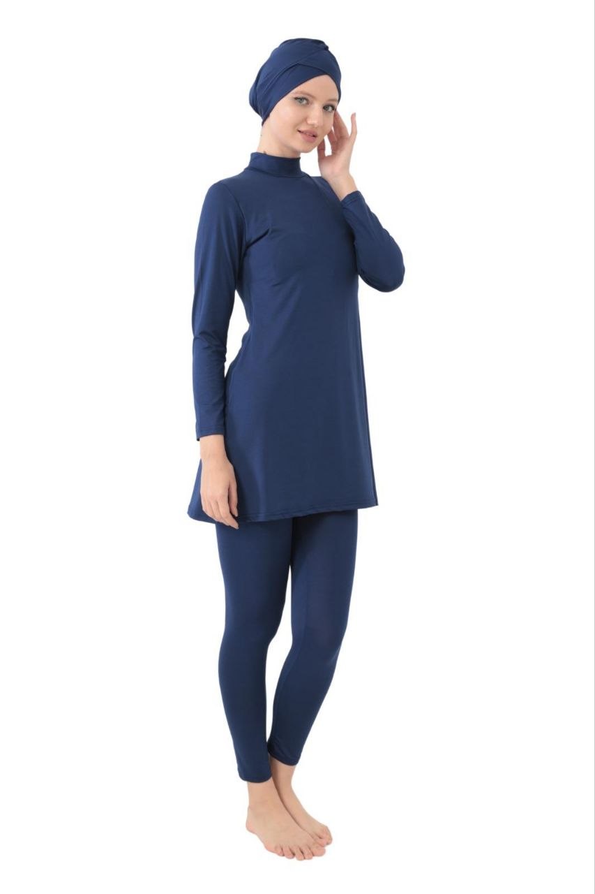 Burkini Swimsuit With Turban
