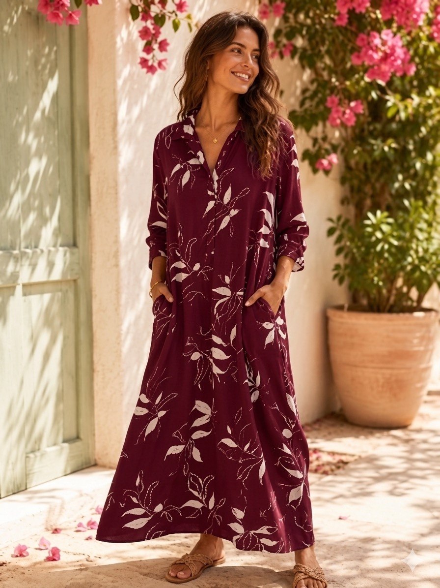 Maxi Shirt Dress