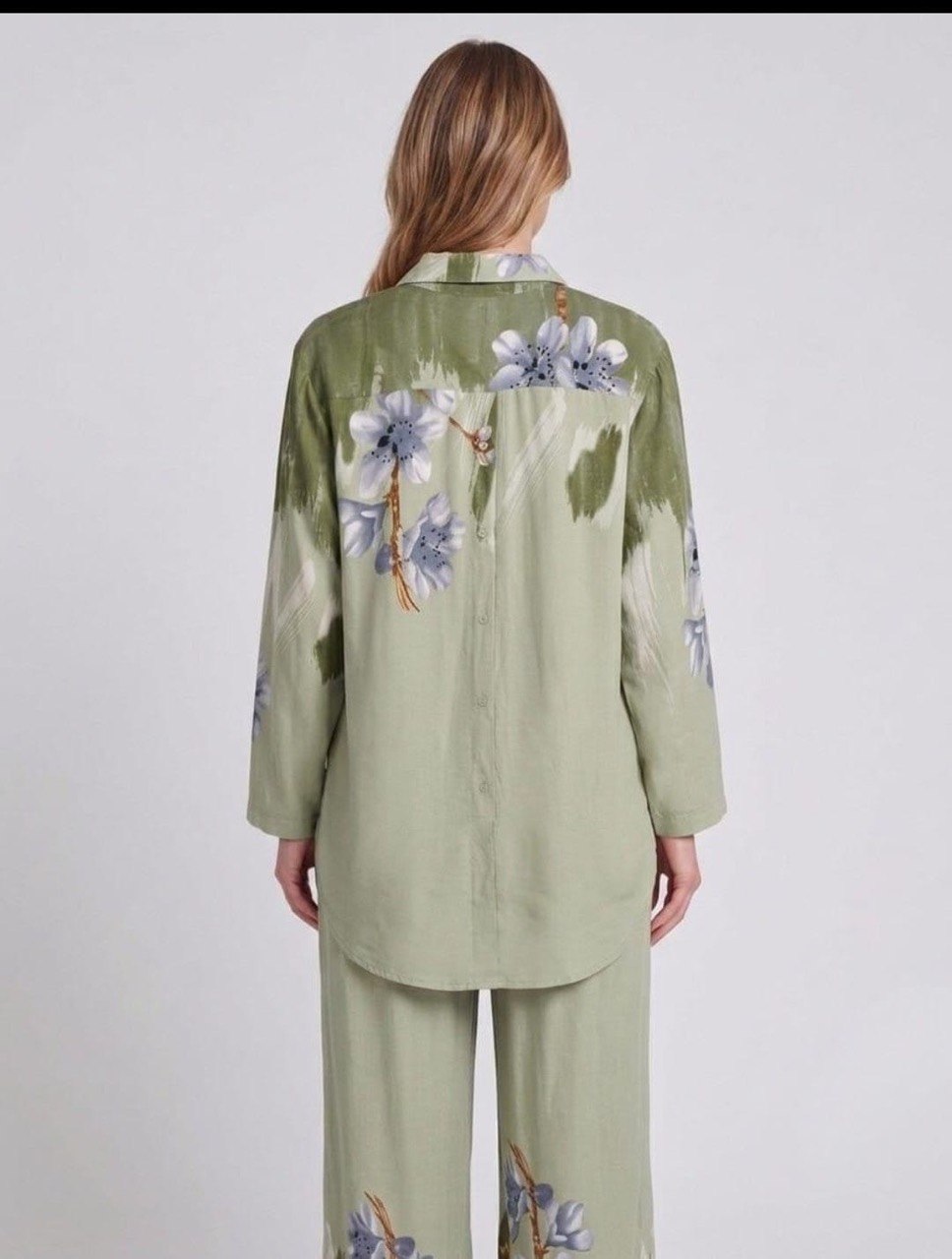 Botanical Wide leg Pants Set