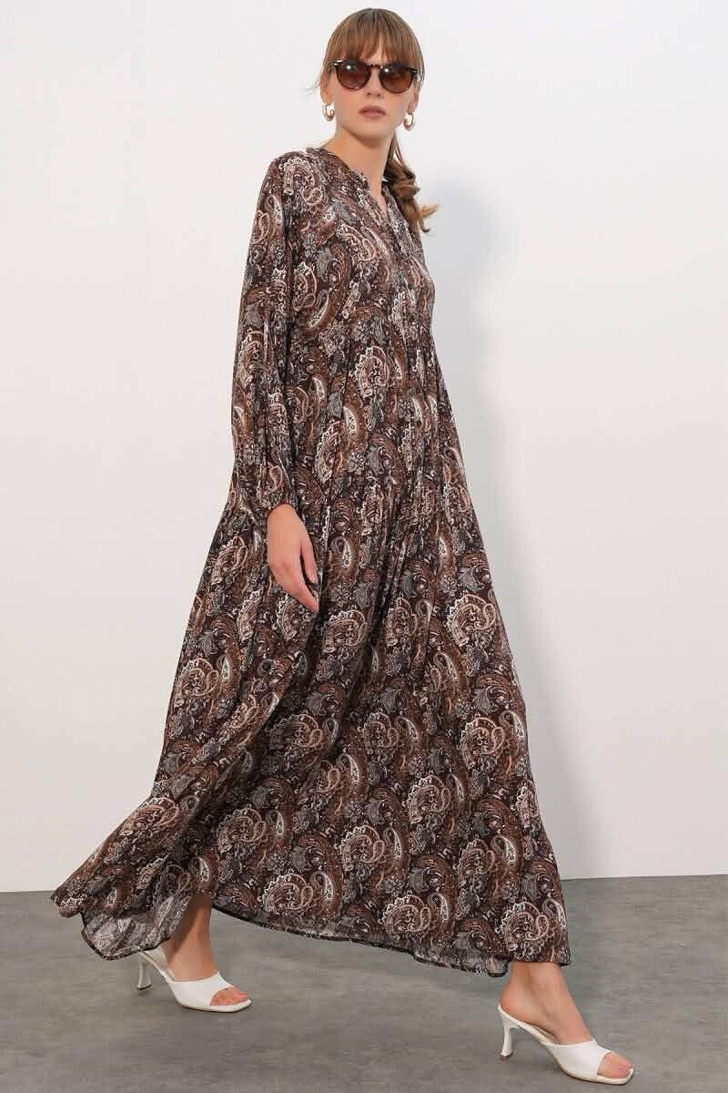 Effortless Patterned Dress