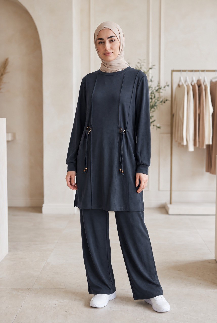 Ring-Detail Two-Piece Tracksuit