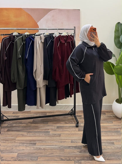 The Sporty Zip-Up Tracksuit