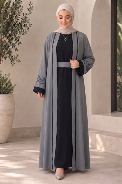 Belted Kimono Two-Piece Abya