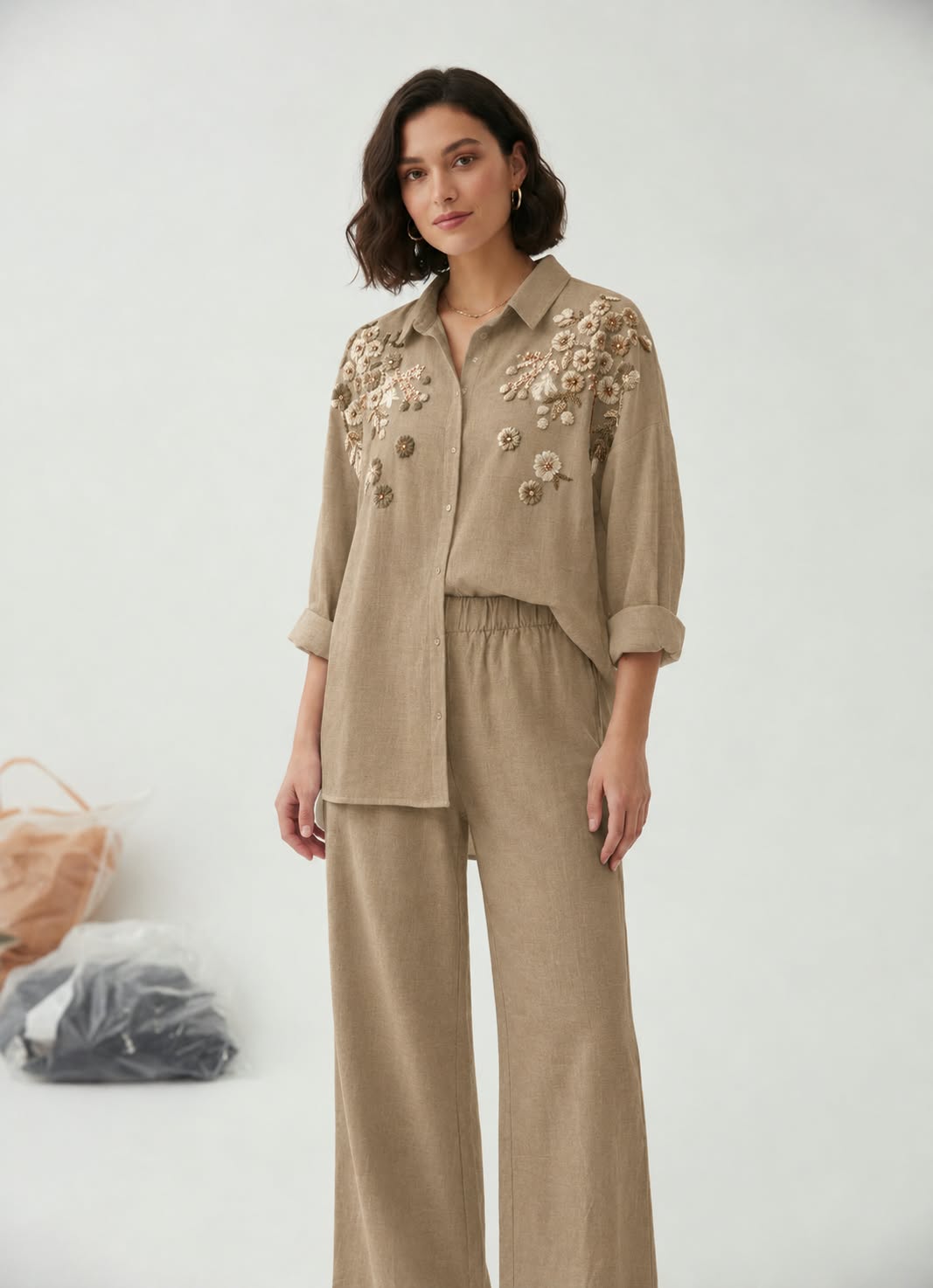 Comfortable wide leg pants