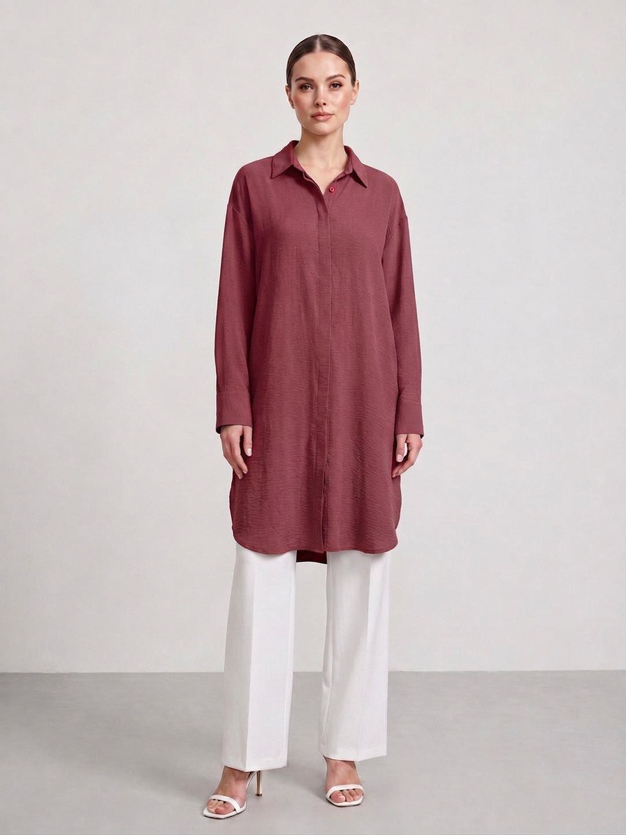 The Hidden Buttons Aerobin Long Shirt