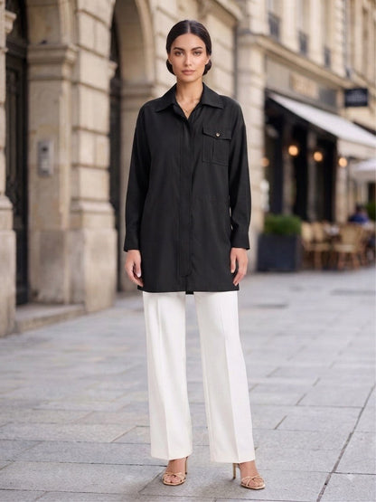 Hidden-Zip Tunic