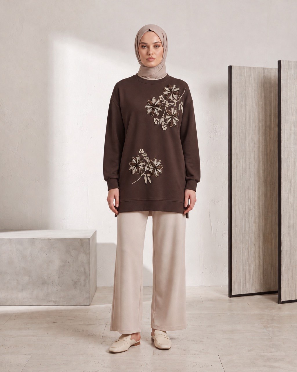 The Flora Motif Blouse