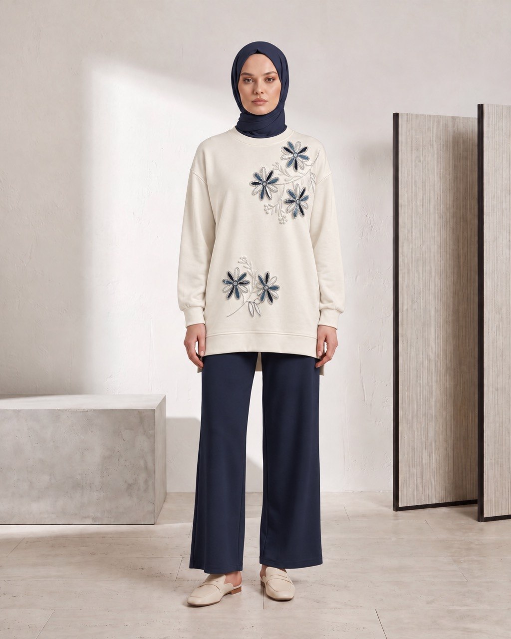 The Flora Motif Blouse