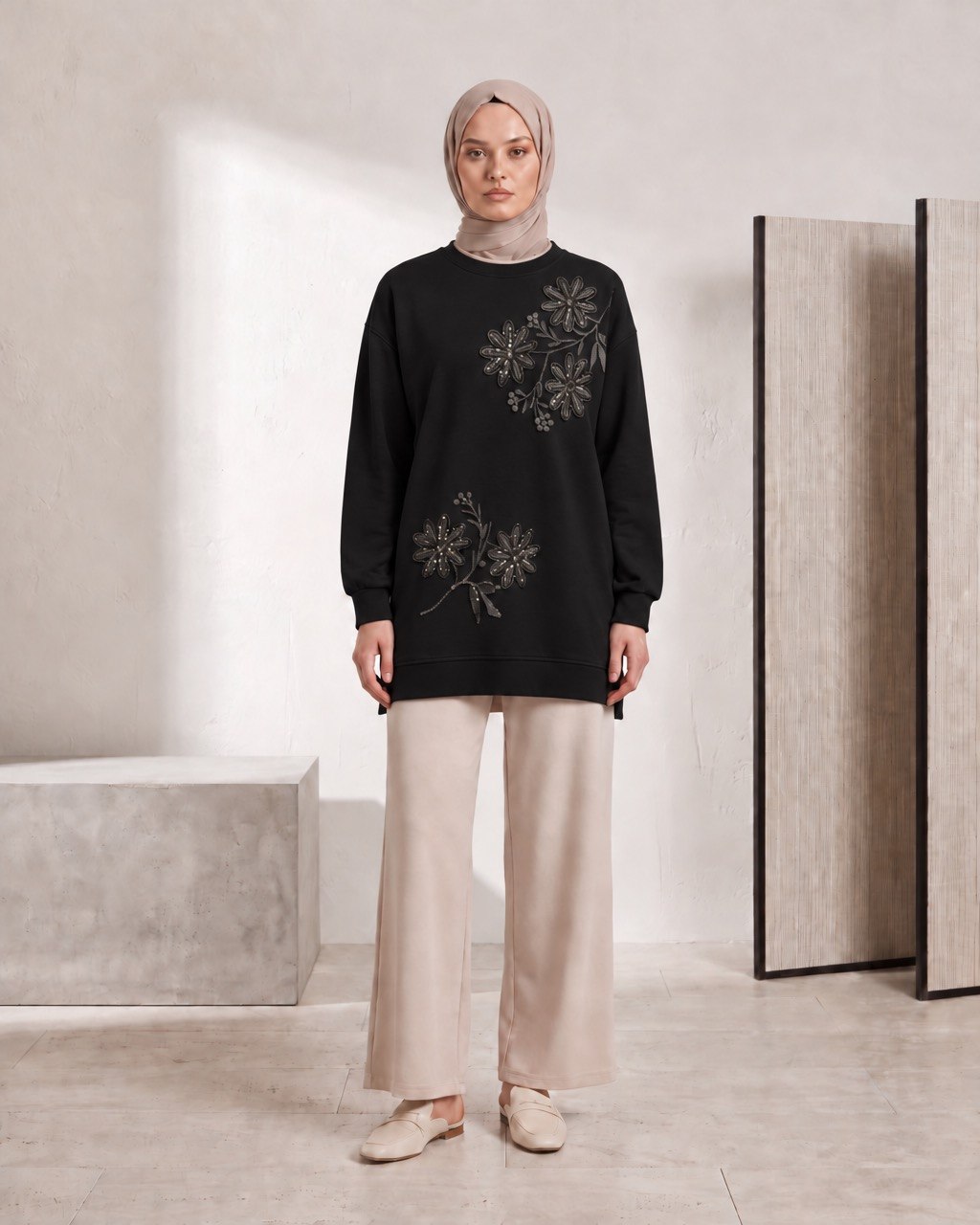 The Flora Motif Blouse