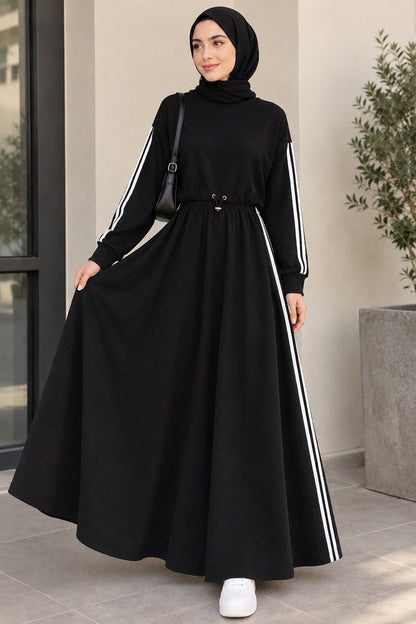Z&M Two-Piece Sporty Stripe Dress