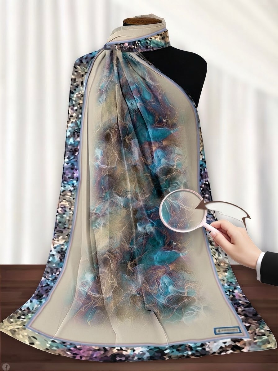 Crepe Chiffon With Different Pattern
