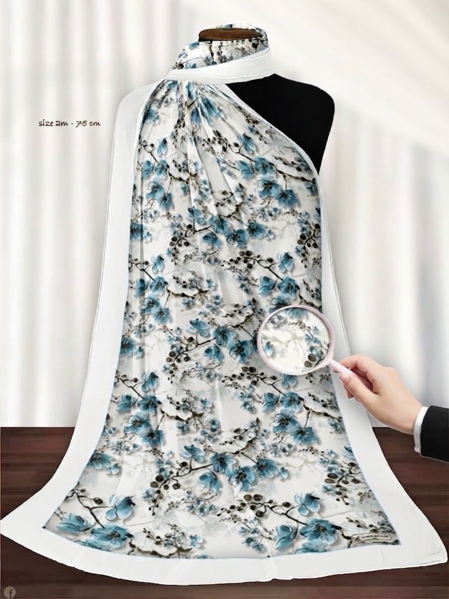 Crepe Chiffon With Different Pattern