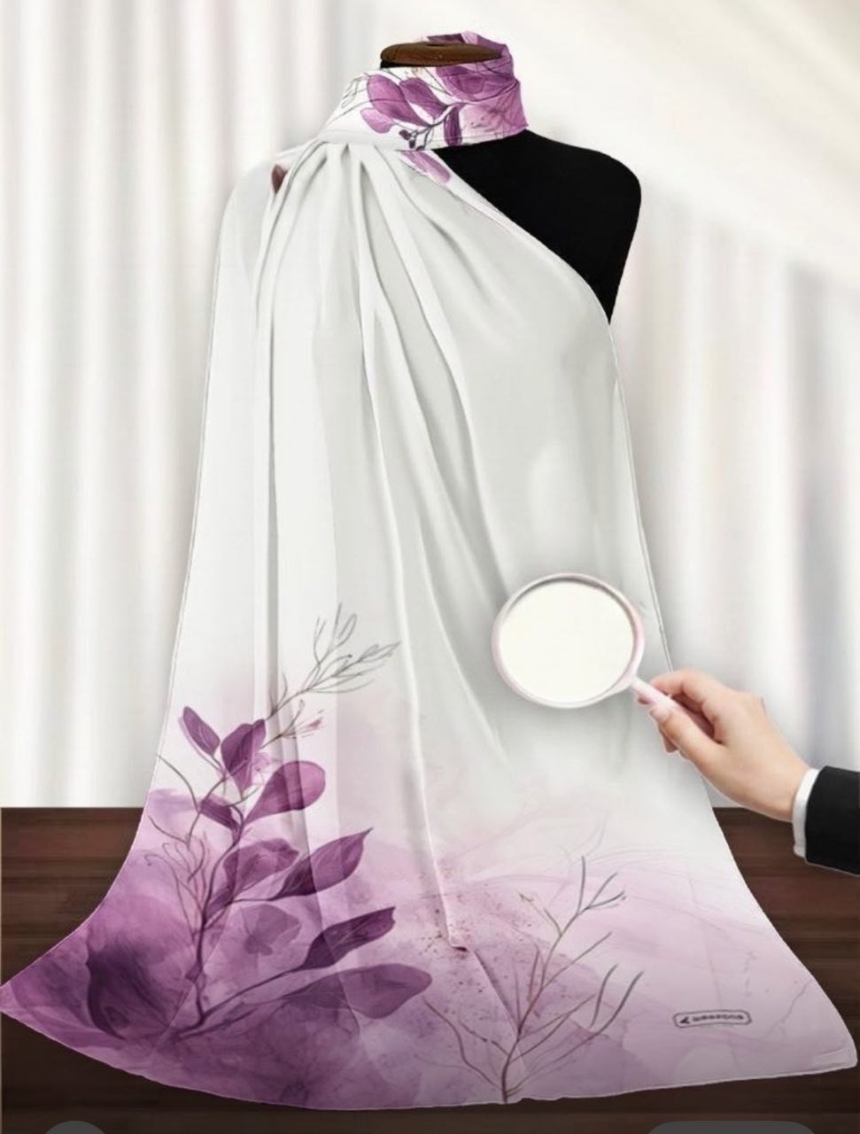 Crepe Chiffon With Different Pattern