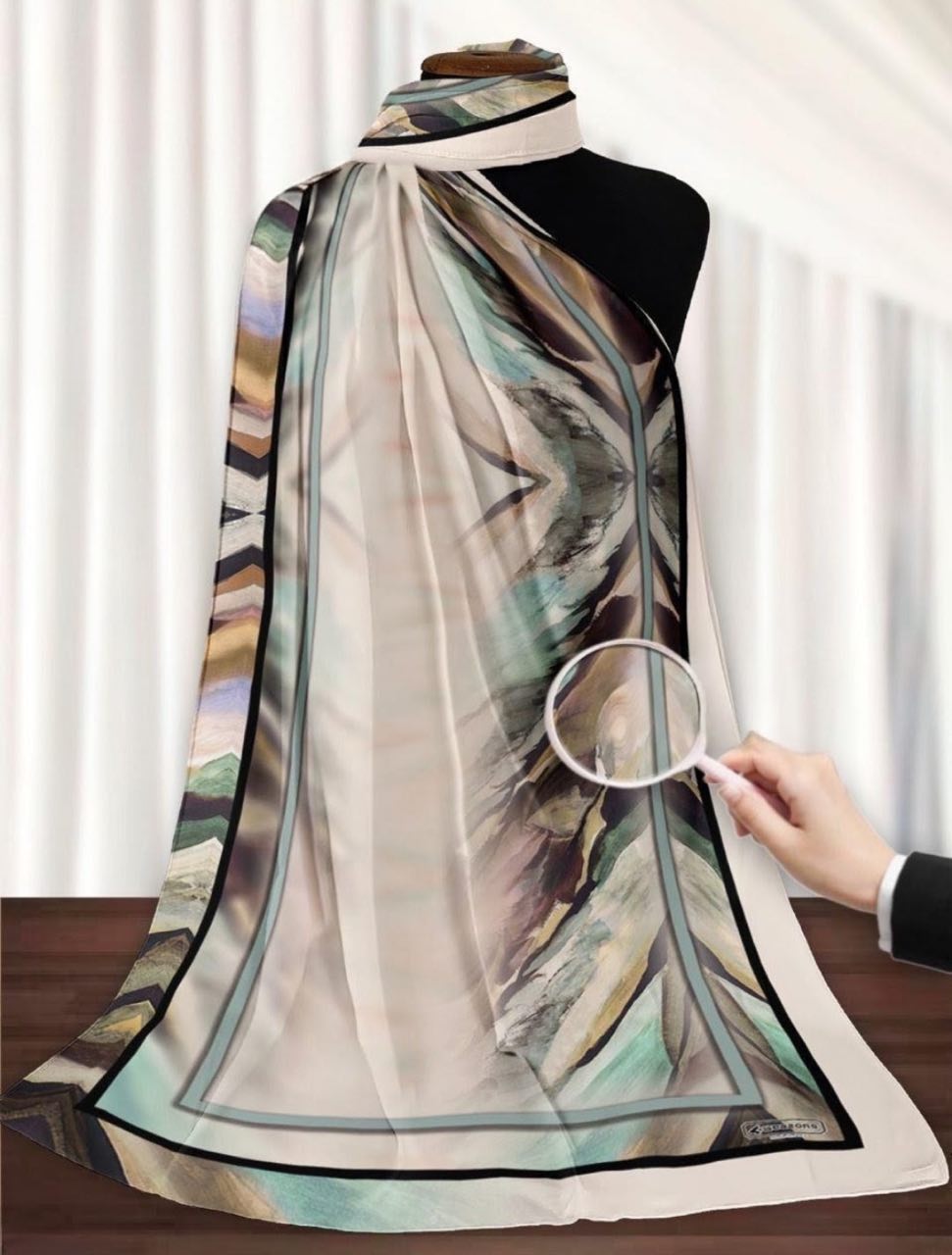 Crepe Chiffon With Different Pattern