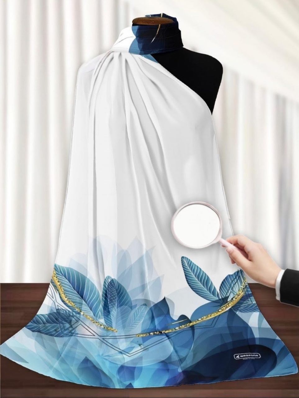 Crepe Chiffon With Different Pattern