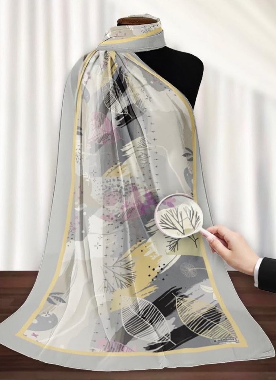 Crepe Chiffon With Different Pattern