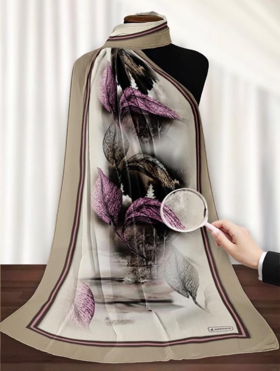 Crepe Chiffon With Different Pattern
