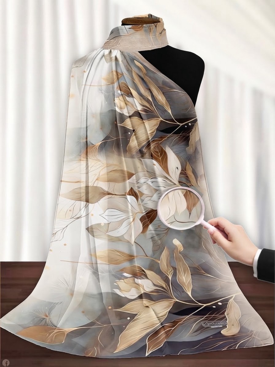 Crepe Chiffon With Different Pattern