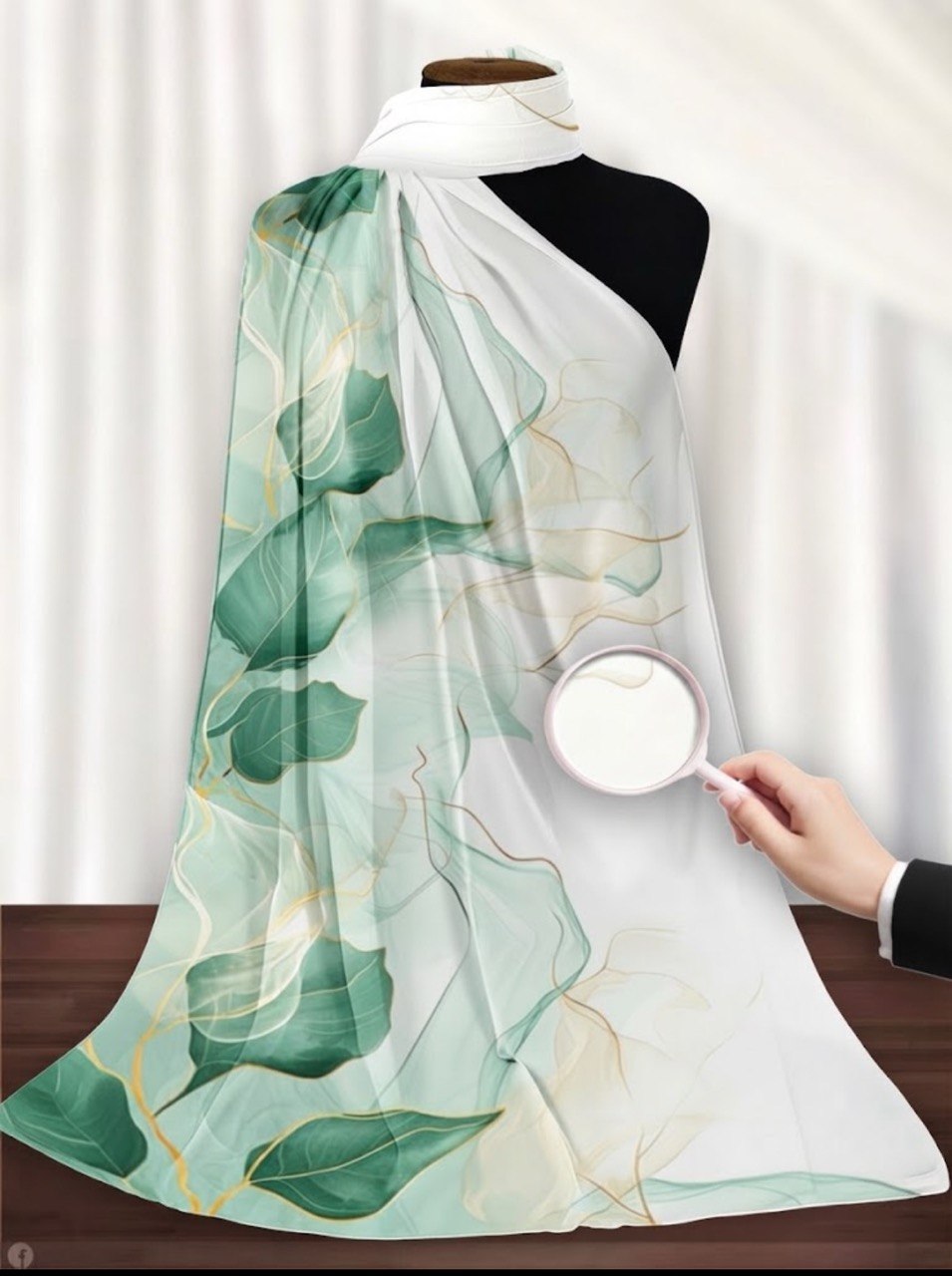 Crepe Chiffon With Different Pattern