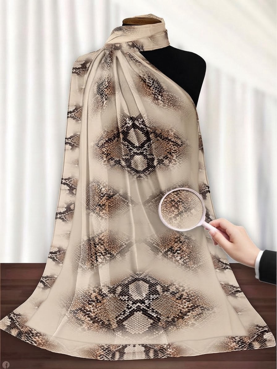 Crepe Chiffon With Different Pattern
