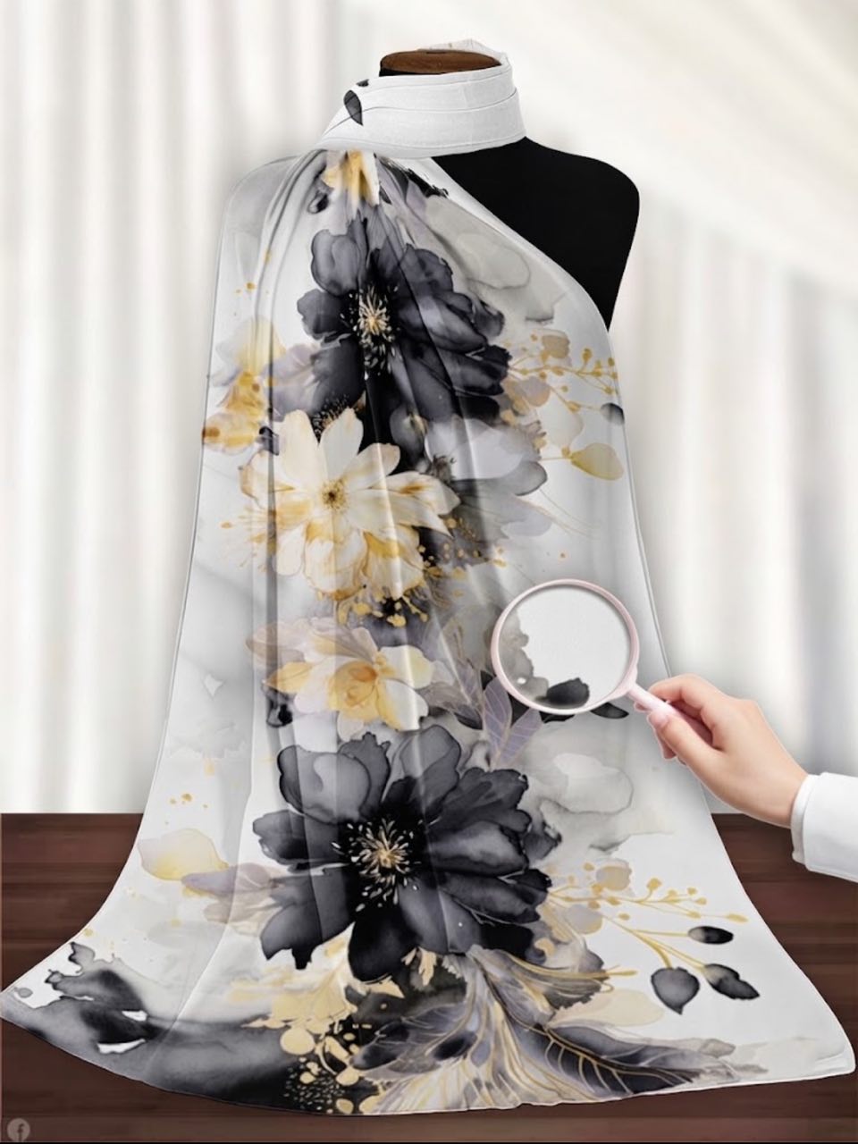 Crepe Chiffon With Different Pattern