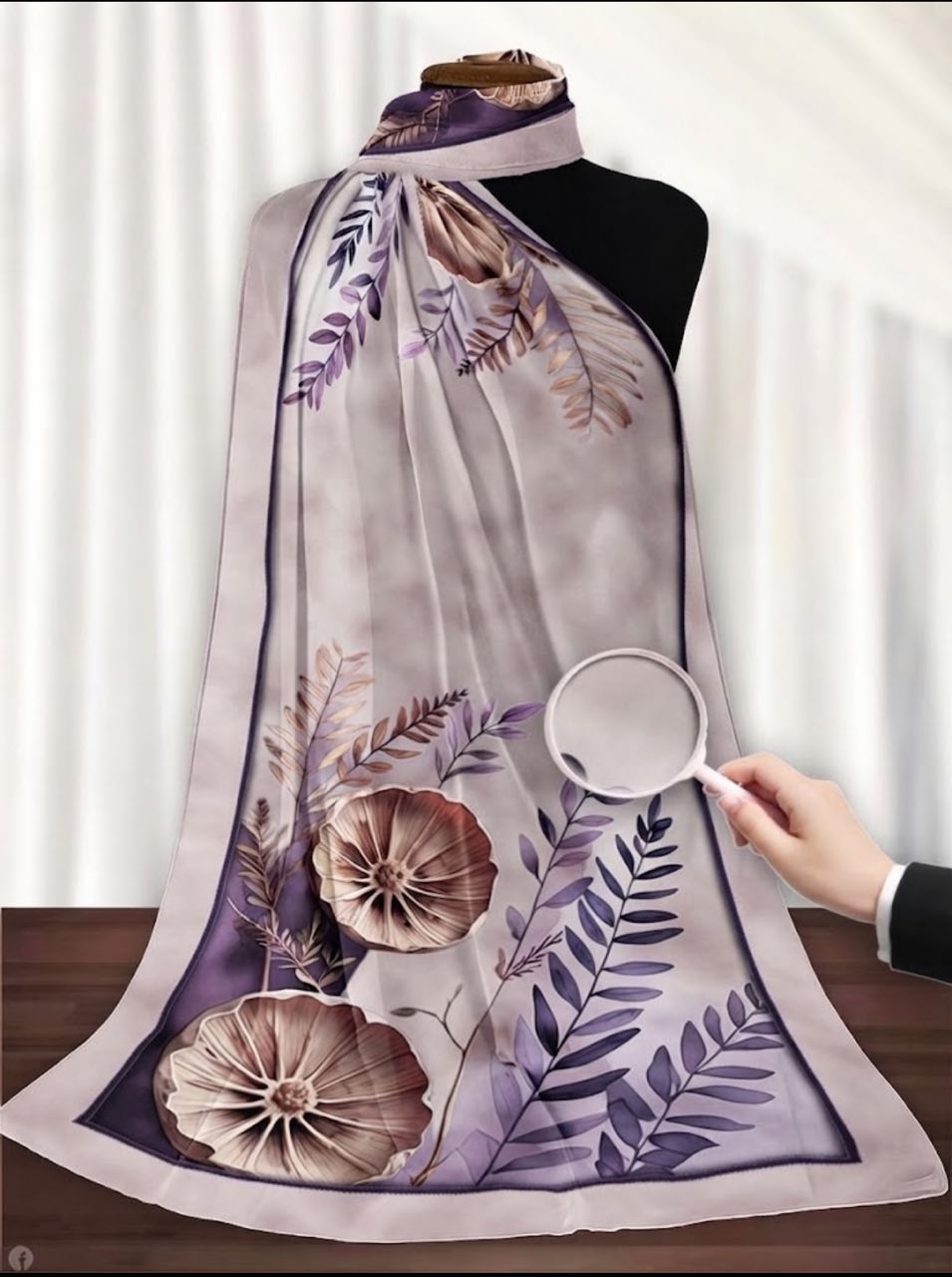 Crepe Chiffon With Different Pattern