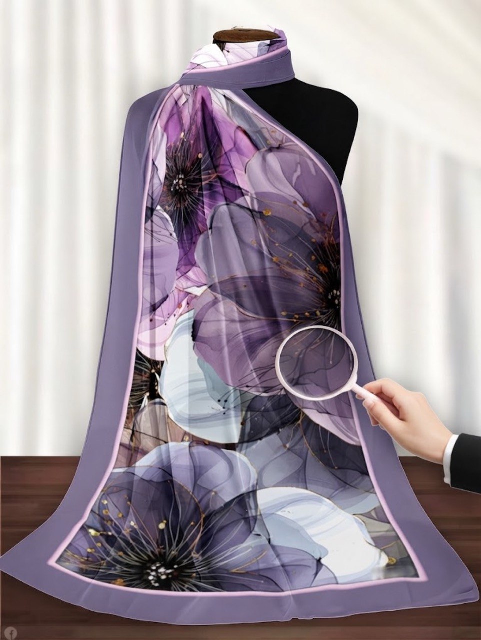 Crepe Chiffon With Different Pattern
