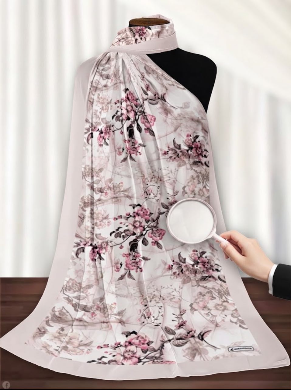 Crepe Chiffon With Different Pattern