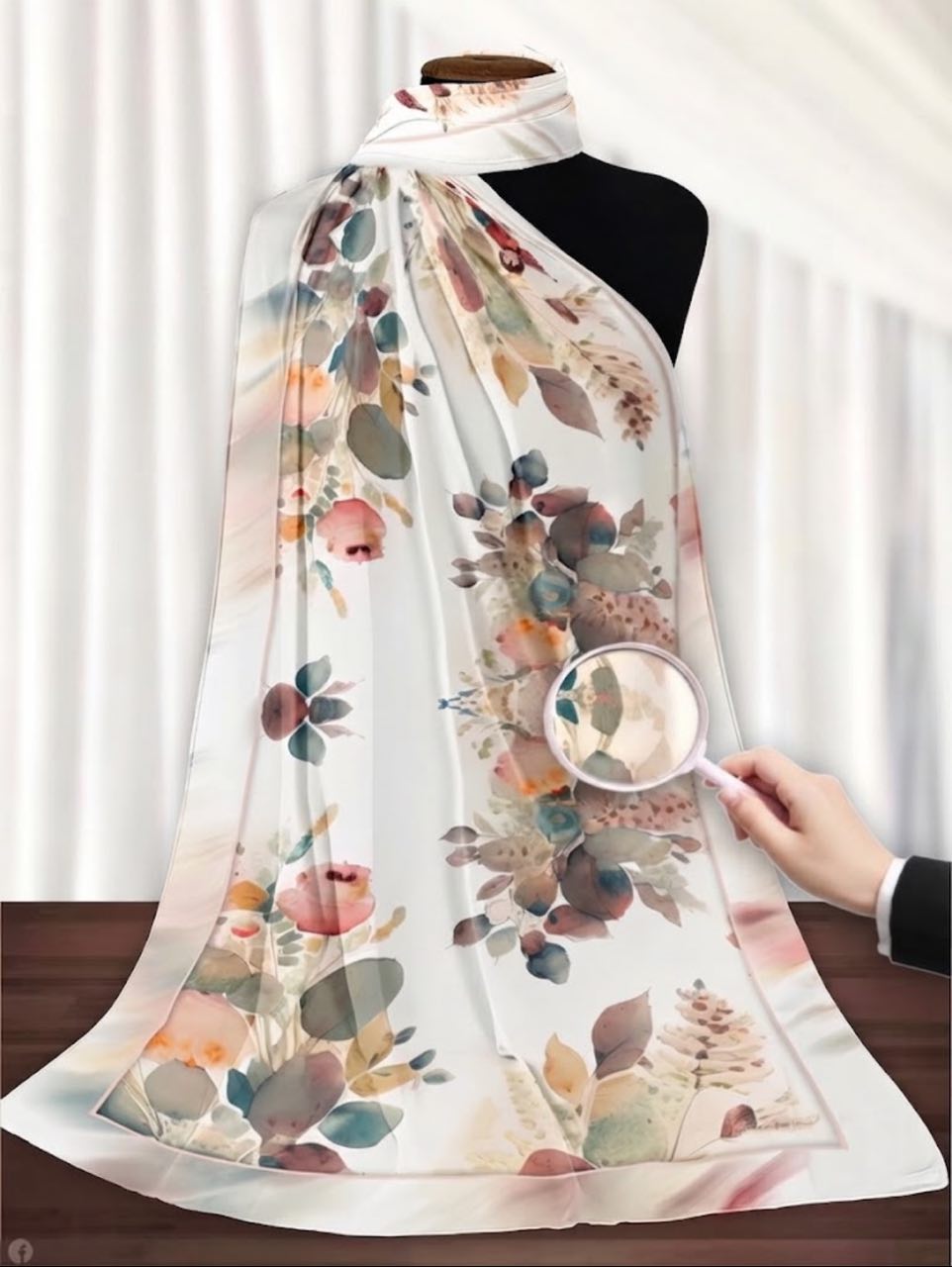 Crepe Chiffon With Different Pattern