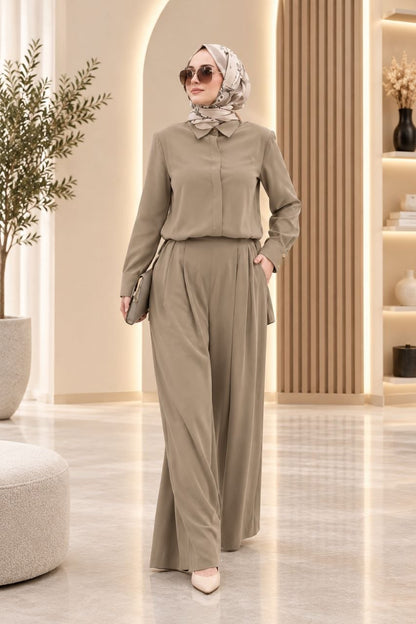 Belted Urban Elegance Set