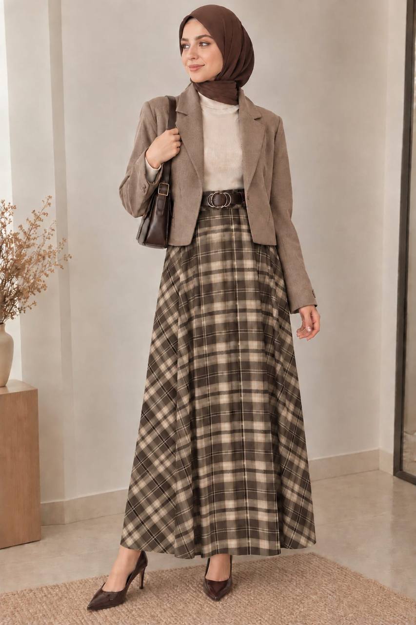 Plaid Elegance Skirt