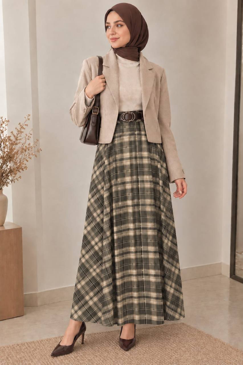 Plaid Elegance Skirt