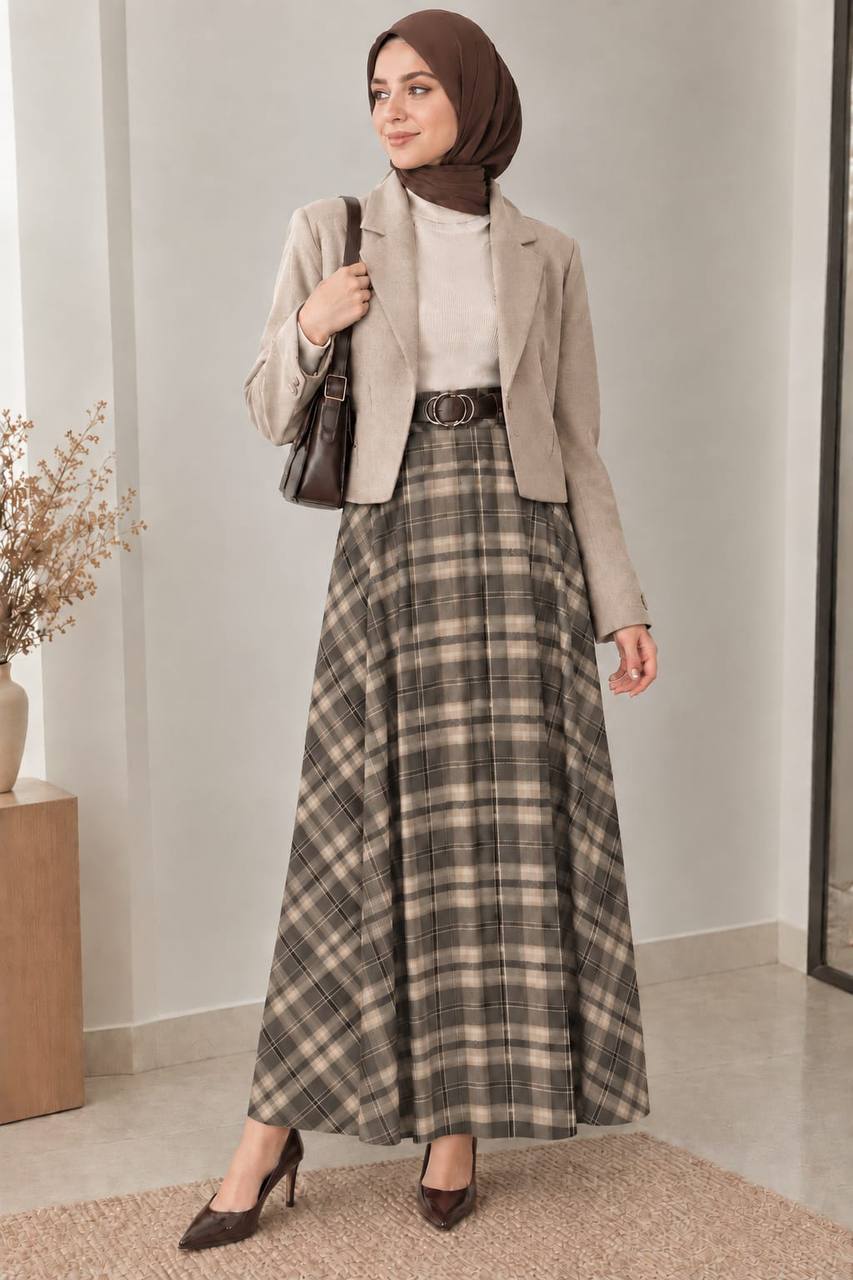 Plaid Elegance Skirt