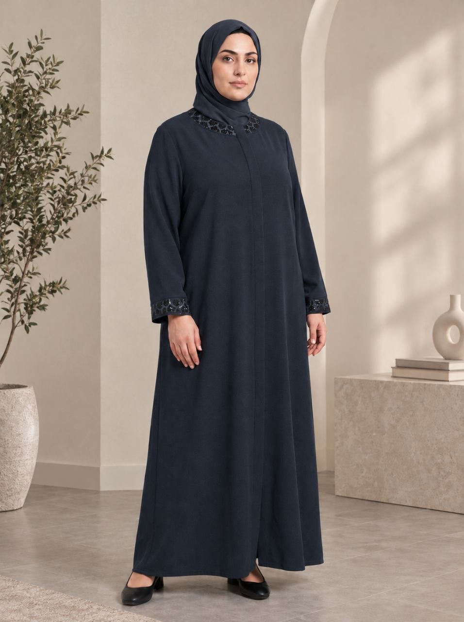 Classic Embellished Abaya