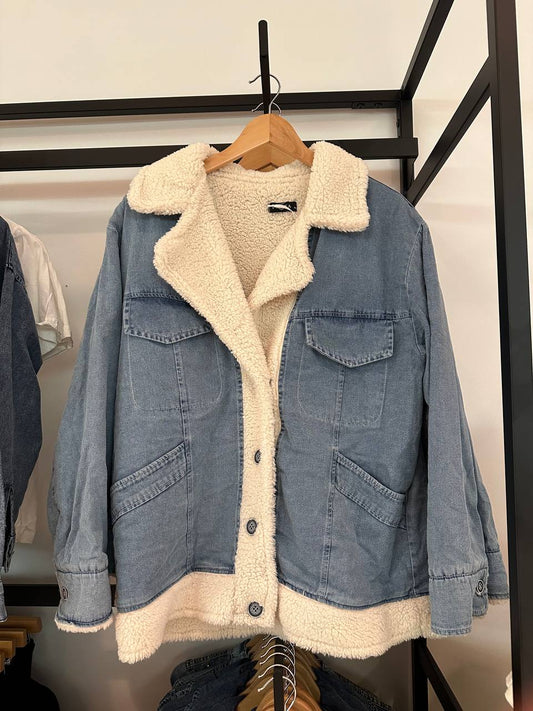 Sireli jeans jacket