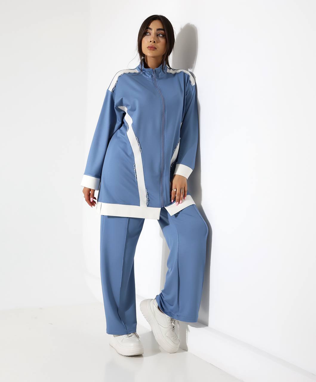 Ensemble de haut zippe et pentalon