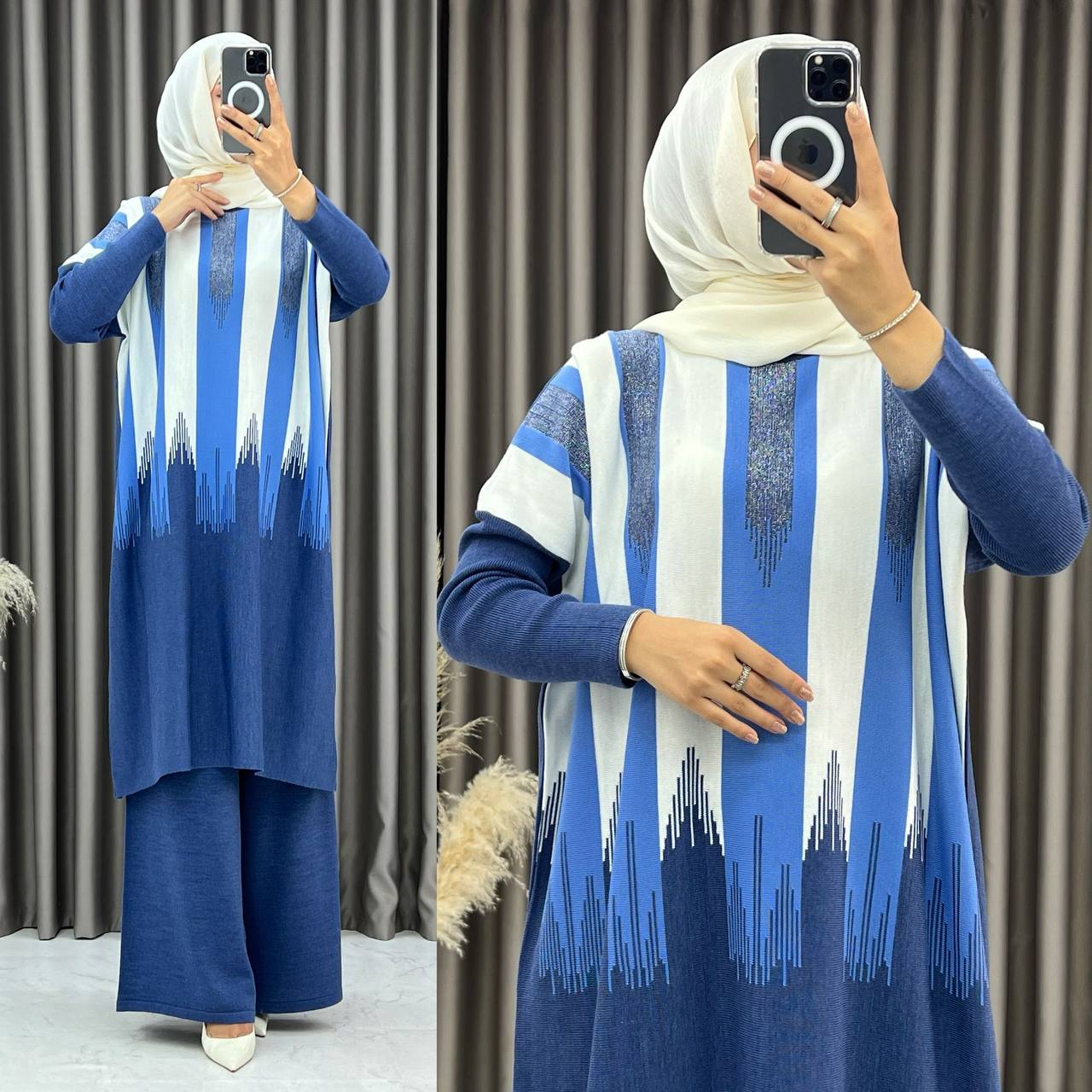 Pull tricote ample et pentalon