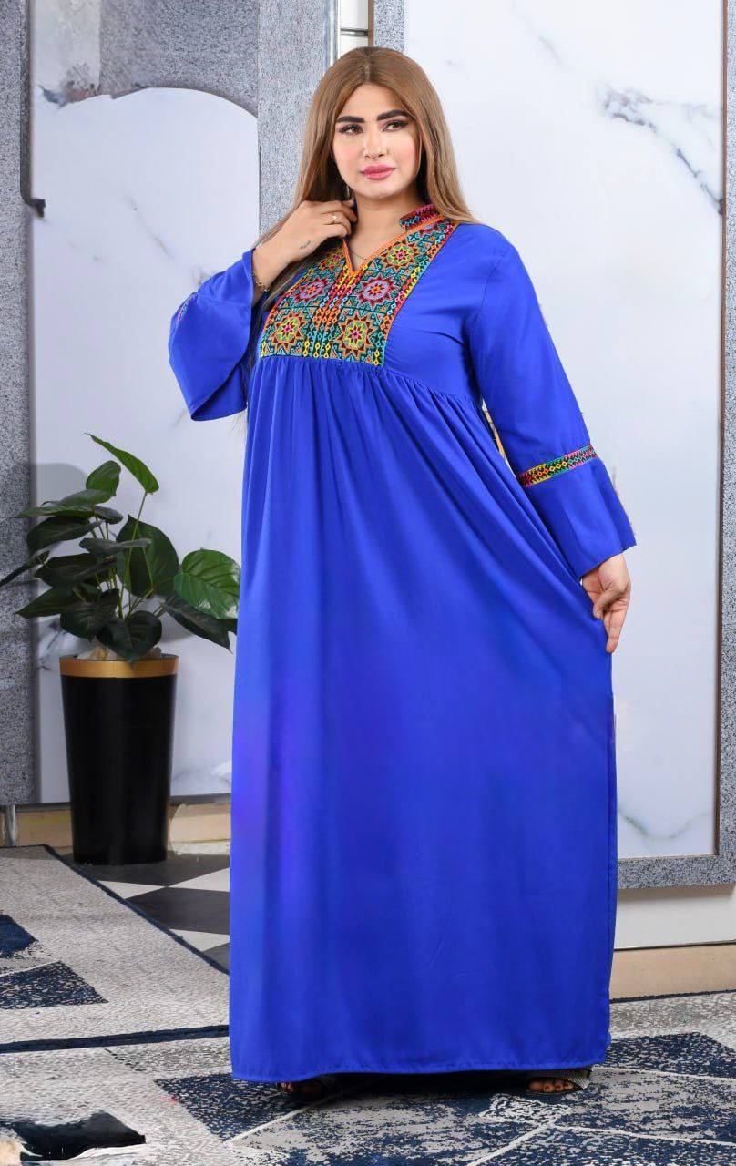 Embroidered Maxi Jalabiya