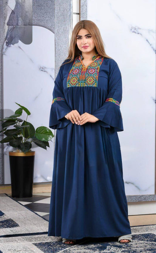 Embroidered Maxi Jalabiya