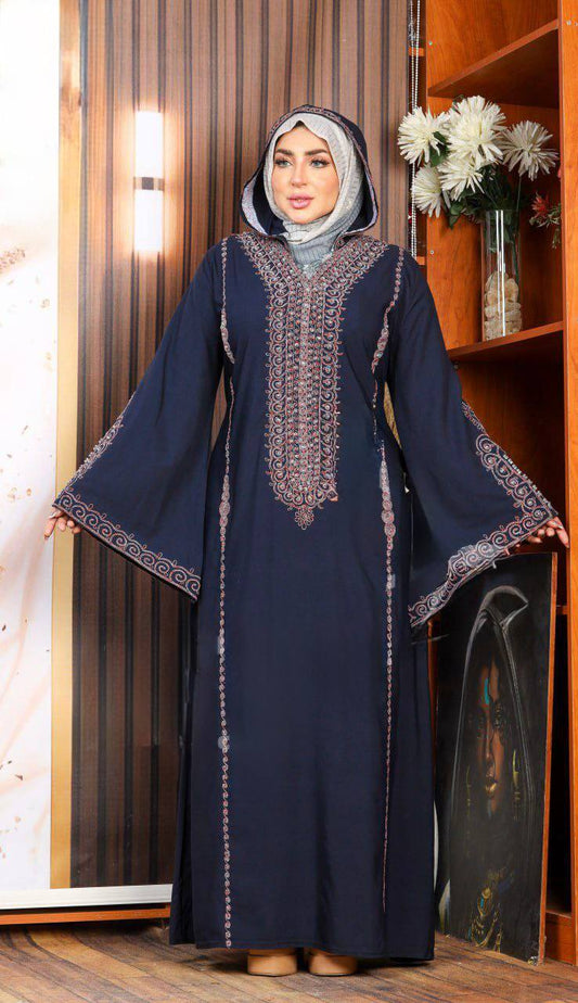 Elegant Royal Hooded Jalabiya " Ramadan collection "