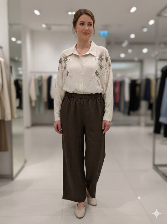 Comfortable wide leg pants