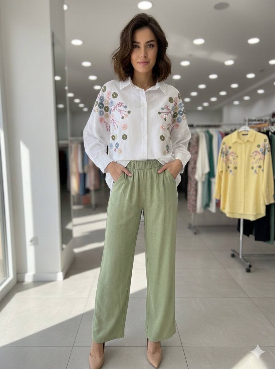 Comfortable wide leg pants