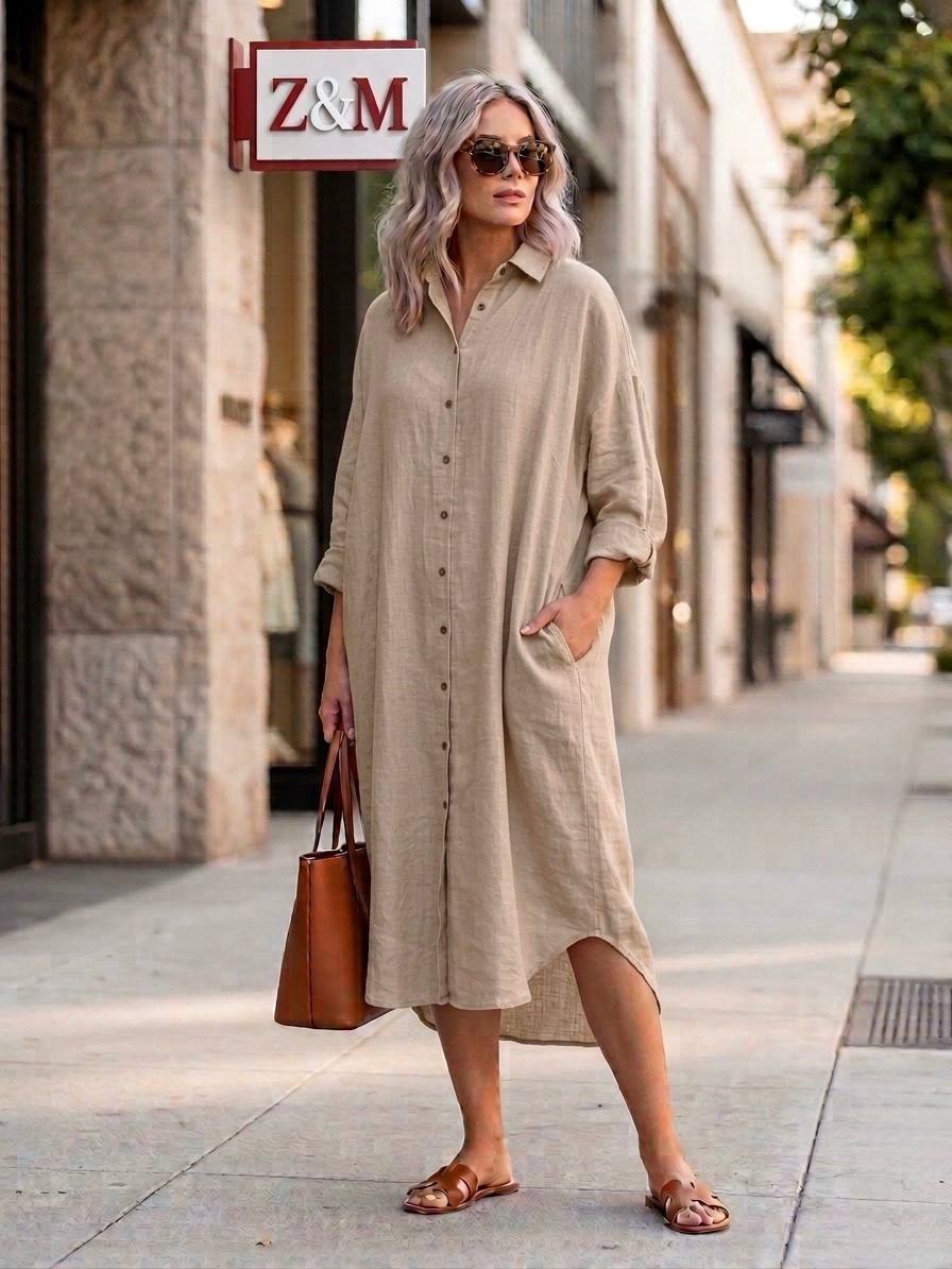 Relaxed Fit shirt Dress