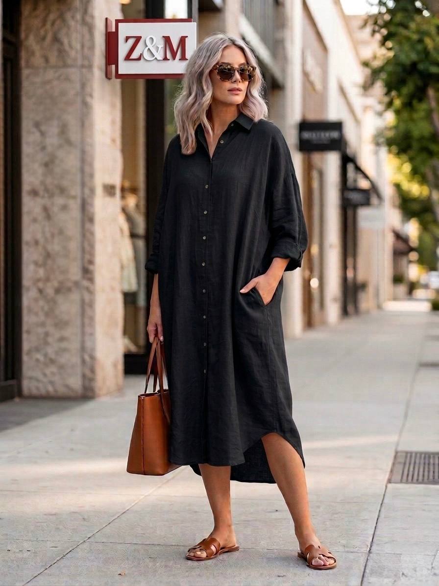 Relaxed Fit shirt Dress